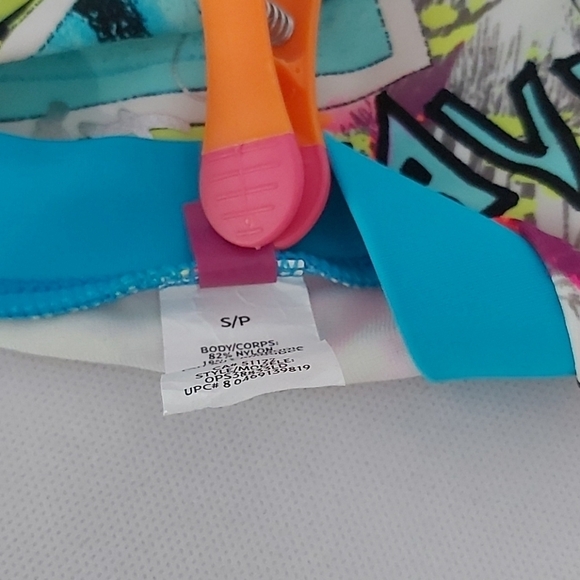 🍄3/50$🍄 Op neon accents tankini top large buttom small - Picture 9 of 10